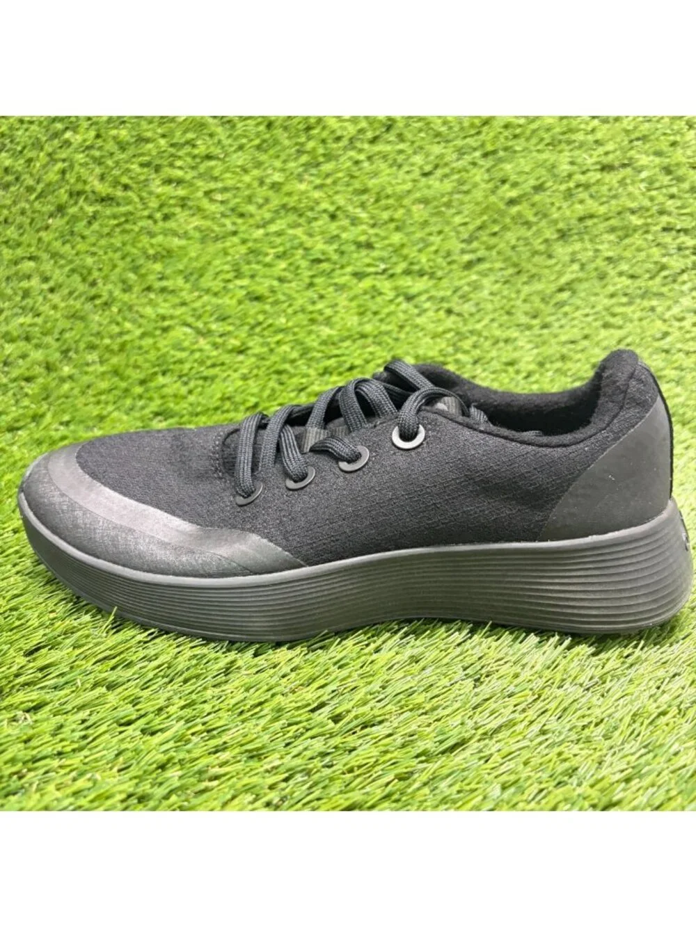 Allbirds Wool Runner Protect Mens Size 8.5 Black Athletic Running Shoes Sneakers